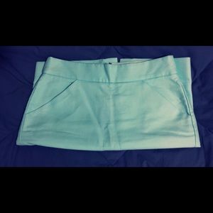 J. Crew Sea Foam Pencil Skirt